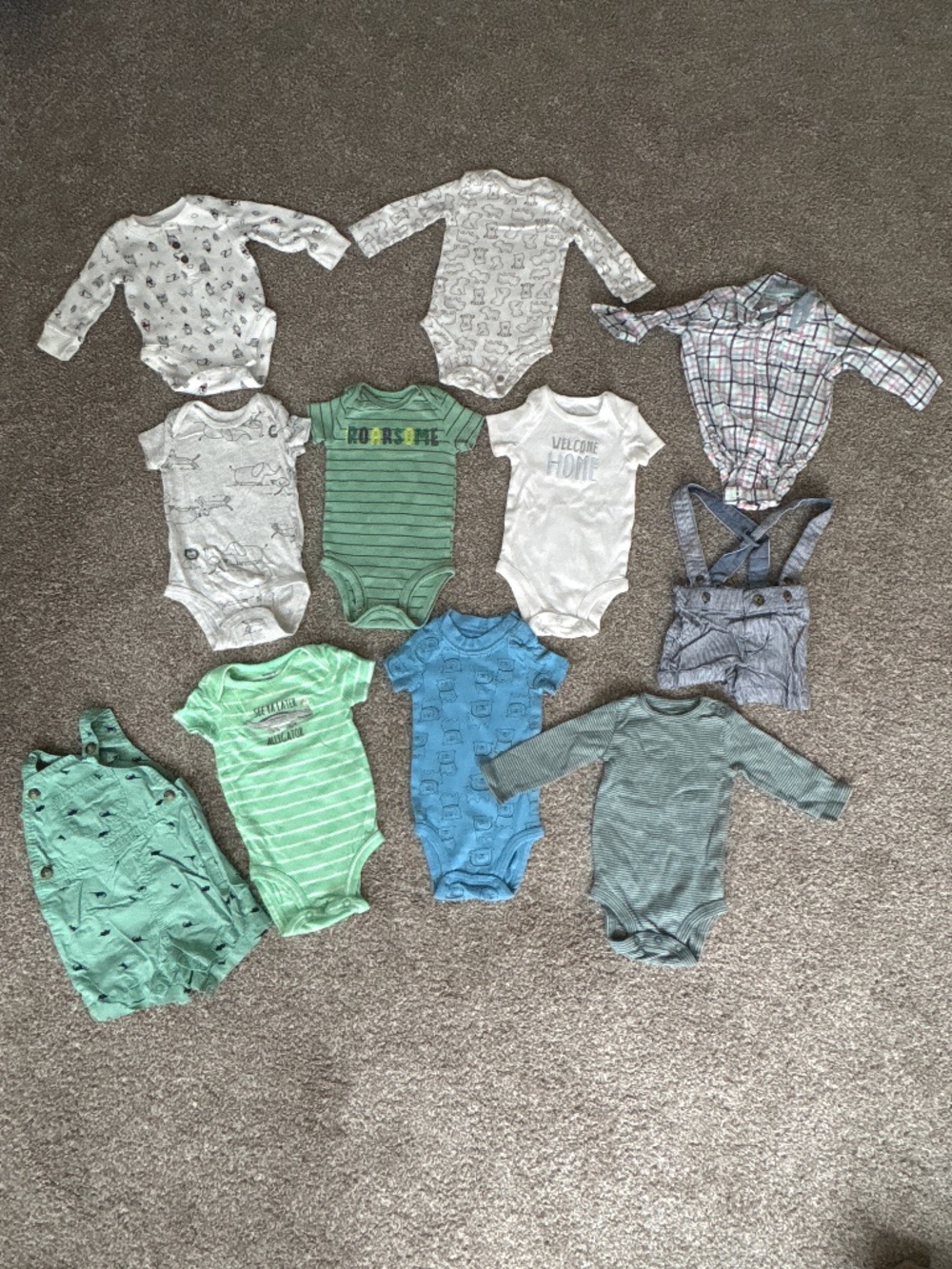 Baby boys clothing bundle lot size 3 months 11 pieces